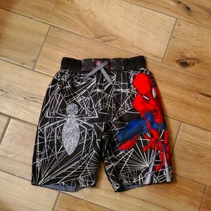 Superman swim trunks size 7